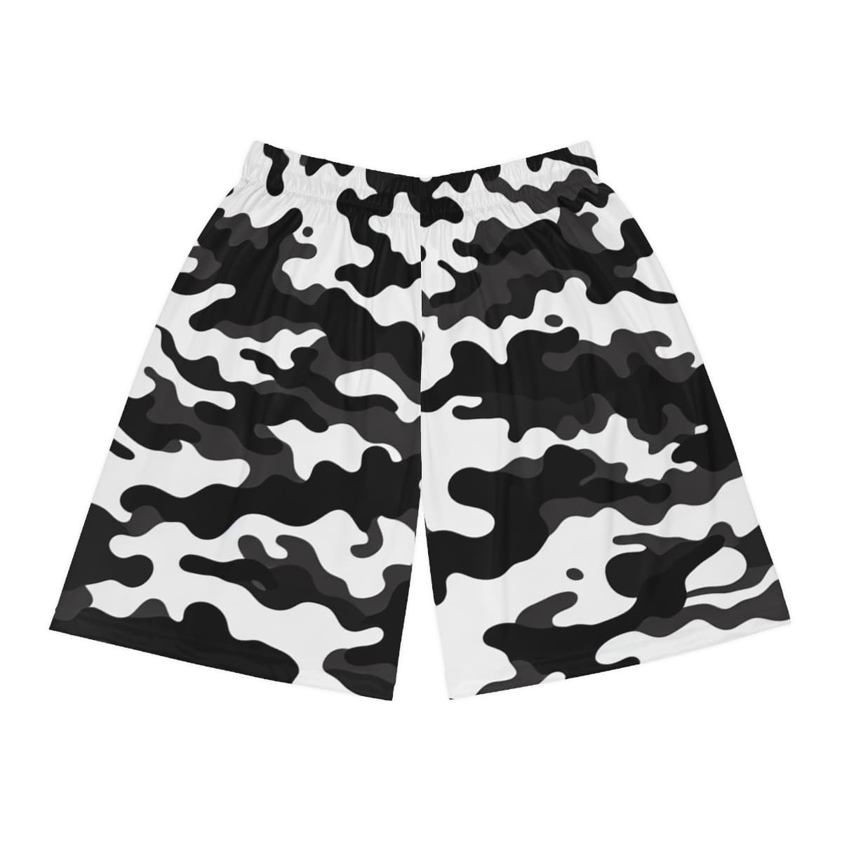 Black & White Camo Basketball Shorts