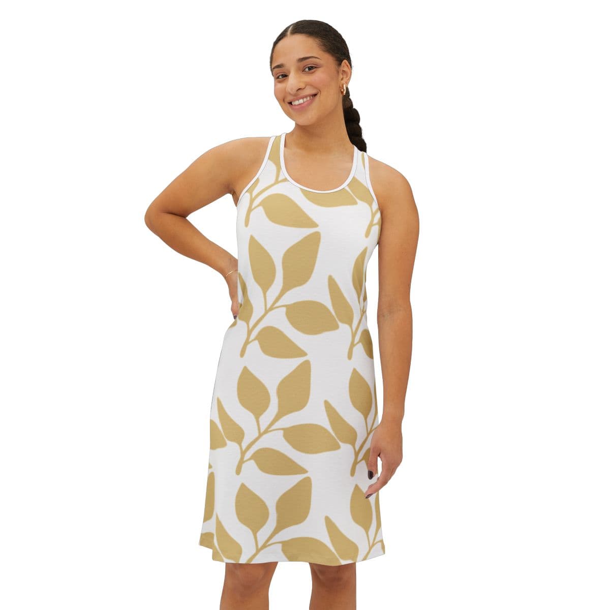 Branch Patterned Dress