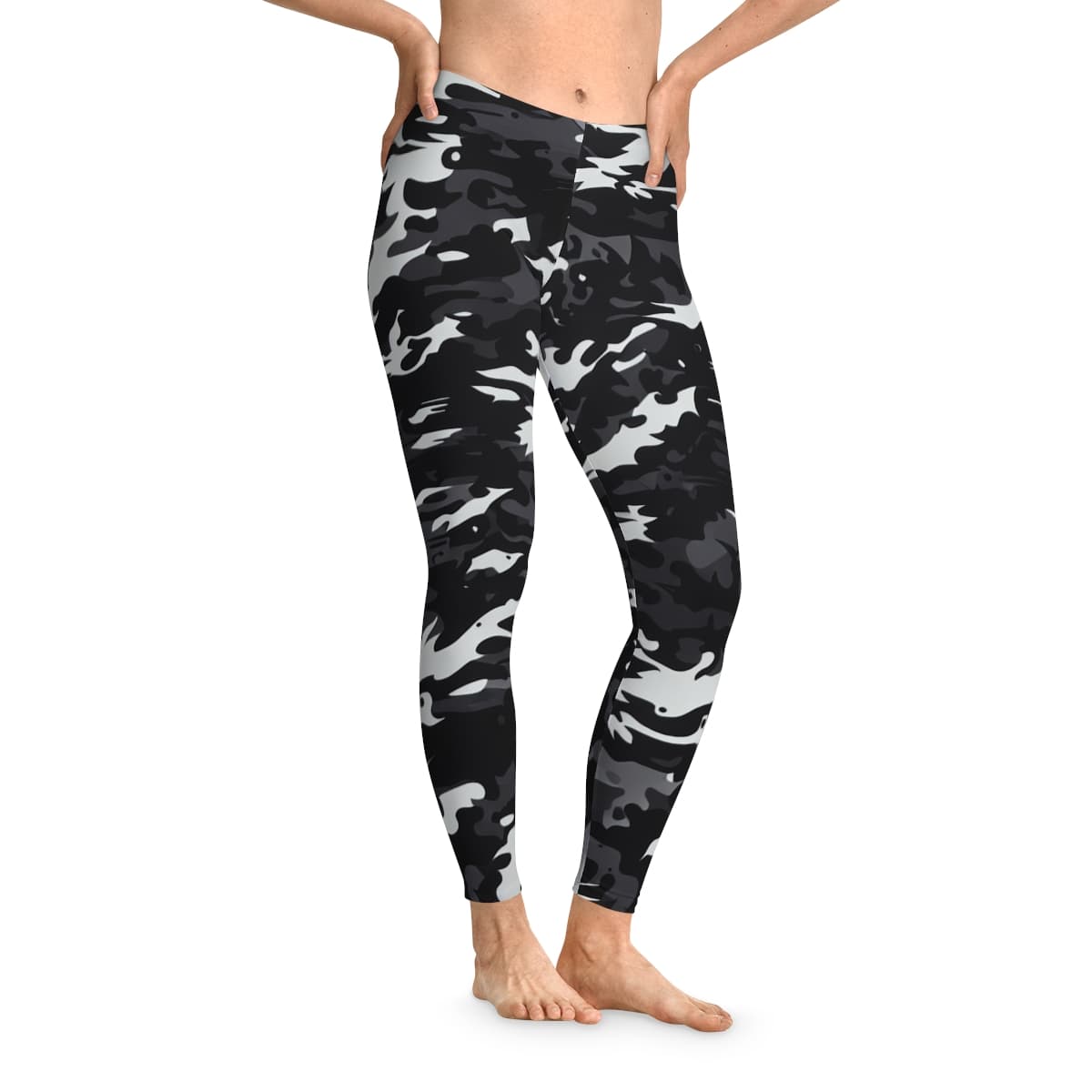 Black & White Camo Leggings